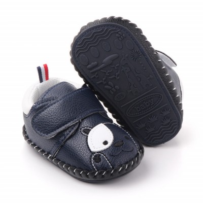 Pantofiori bleumarine pentru baietei - Catelus (Marime Disponibila: 3-6 luni foto