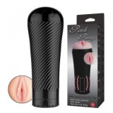 Cumpara ieftin 01 Vagin masturbator cu vibratii Pink Pussy Fleshlight - silicon