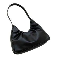 Geanta de Umar Model Plisat si Minimalist - Negru
