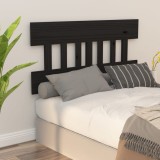 Cumpara ieftin Tăblie de pat, negru, 163,5x3x81 cm, lemn masiv de pin