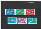 ROMANIA 1977 LP 931 AVIATIE PLANOARE SERIE MNH NESTAMPILATA, Nestampilat