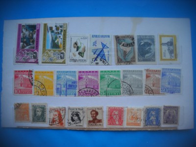HOPCT LOT NR 563 - 24 TIMBRE VECHI-AMERICA LATINA-STAMPILATE/STAMPILAT foto