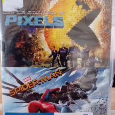 DVD - PIXELS / SPIDER-MAN HOMECOMING - SIGILAT franceza/engleza