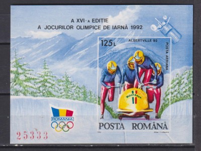 OLIMPIADA ALBERTVILLE 1992 LP.1276 MNH foto