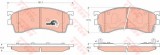 Set placute frana,frana disc MAZDA PREMACY (CP) (1999 - 2005) TRW GDB3209