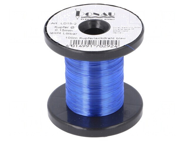 S&acirc;rmă de Cupru Argintată 0,15mm Albastră 29g