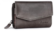 Portofel dama din piele naturala Benthill, cu protectie RFID, maro - SECOND
