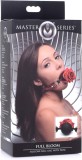 Ball Gag Silicone Rose Master Series