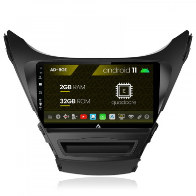 Navigatie Hyundai Elantra (2012-2014), Android 11, E-Quadcore 2GB RAM + 32GB ROM, 9Inch - AD-BGE9002+AD-BGRKIT177 foto