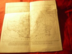 Harta istorica Dacia Romana(101-272) si Dobrogea Romana (sec.I-VI en) asezari foto