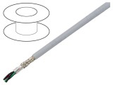 Cablu EcoCable Mini 3x2x24AWG MPPE gri &icirc;nchis 300V 305m ALPHA WIRE