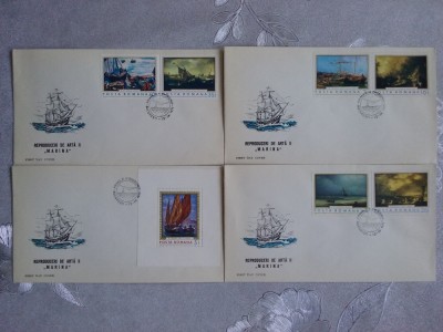 1971-Lp773,774-Reprod.de arta II-FDC foto