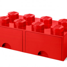 LEGO Cutie depozitare LEGO 2x4 cu sertare, rosu Quality Brand