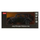 MASINUTA METALICA JEEP WRANGLER RUBICON 4XE NEGRU SCARA 1 LA 24
