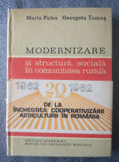 Maria Fulea; Georgeta Tama? - Modernizare ?i structura sociala in com. rurala foto