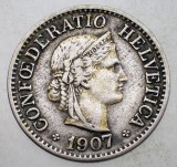 1.332 ELVETIA 10 RAPPEN 1907 B