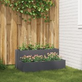 VidaXL Ghiveci pentru grădină cu 2 niveluri 100x60x45 cm antracit plastic