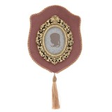 Cumpara ieftin Rama foto perete aurie din rasina Pink Velvet