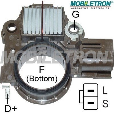 MOBILETRON VR-H2009-128 Regulator, alternator foto