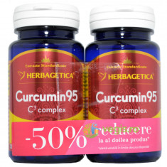 Pachet Curcumin 95 C3 Complex 30cps+30cps (50% reducere la al doilea produs)