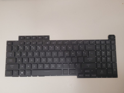 Tastatura Laptop, Asus, ROG Strix G17 G713, G713R, G713RM, G713Q, G713RW, G713RM, G713RC, G713IE, G713QM, iluminata RGB 20 pini, layout US foto