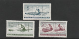 Germania DDR 1961-Sport,Canoe simplu si dublu,serie 3 val.,dant.,MNH,Mi.838-840, Nestampilat