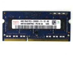 Memorie ram Sodimm HYNIX 4Gb DDR3 1600Mhz PC3-12800S, 1.5V,HMT451S6MFR8C foto