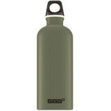 Bidon din aluminiu Traveller Leaf Green, 0.6l