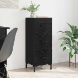vidaXL Bufet cu sertar Stejar Negru 34,5 x 34 x 90 cm Lemn compozit 881560