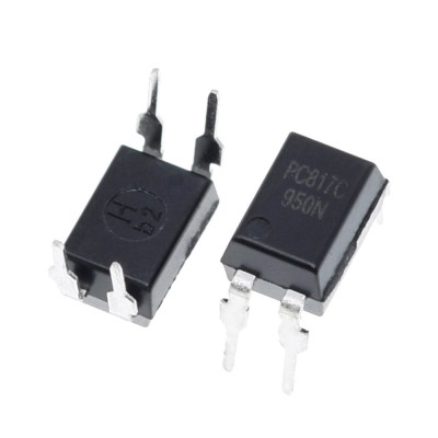 10buc x Circuit integrat optocuplor PC817 DIP4 (PCA293) foto