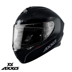 Casca integrala pentru scuter - motocicleta Axxis model Draken S V.2 A11 negru lucios Negru lucios L (59/60cm)