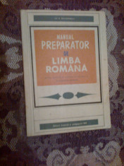 d8 MANUAL PREPARATOR DE LIMBA ROMANA foto