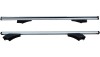 Set Bare Portbagaj Auto Aluminiu 120cm Gri - Bare Transversale Auto cu Prindere pe Bare Longitudinale Fabrica