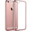 Husa pentru Apple iPhone 7+ TPU placata Rose-Auriu, MyStyle