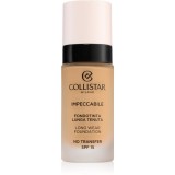 Collistar Impeccabile Long Wear Foundation machiaj persistent SPF 15 4N Sand 30 ml