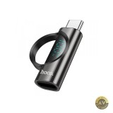 Adaptor Date si Incarcare USB-C - USB-C HOCO UA32 Display Negru
