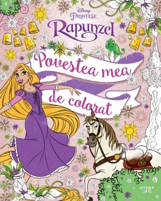 Disney. Prin?ese. Rapunzel. Povestea mea de colorat