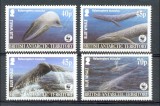 BRITISH ANTARCTIC TERRITORY 2003 WWF FAUNA PROTEJATA BALENE, Nestampilat