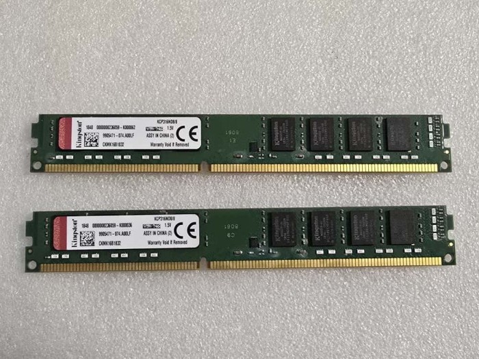 Kit memorie RAM desktop Kingston 16GB (2 x 8GB) DDR3 1600MHz KCP316ND8/8