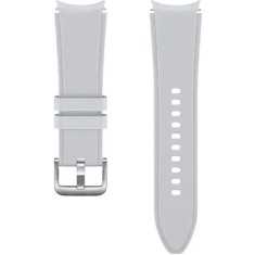 Curea smartwatch Samsung Sport Band pentru Galaxy Watch4/Watch4 Classic 20mm S/M, Silver