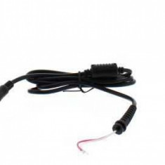 Cablu de alimentare DC 4.0 x 1.7mm HP la 2 fire deschise 1.2m 90W, CABLE-DC-HP-4.0X1.7/T