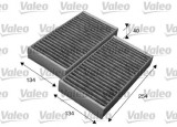 Filtru habitaclu cu carbon activ VALEO 715544