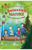 Detectivii naturii. Urme misterioase in padure - Fabian Lenk, Sabine Sauter