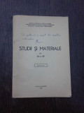 Studii si materiale vol III-IV extras, 1918 miscarile revolutionare ale taranimii din bandulde campie - Vasile Pop (cu dedicatia autorului)