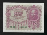 AUSTRIA 20 COROANE / KRONEN 1922 [2] P - 76 , XF+