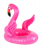 Colac gonflabil pentru inot copii 66x67 cm Flamingo Roz, Ikonka