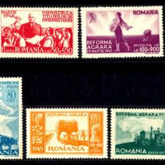 1946 LP190 serie Reforma agrara MNH