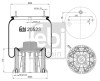FEBI BILSTEIN 20523 Burduf, suspensie pneumatica