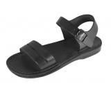 Sandale Piele Naturala Gladiator Paralel Black