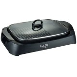 Gratar electric Adler AD 6610, Capac de sticla, Putere 3000 W, Negru